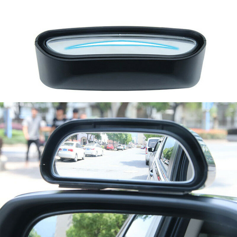 2PCS Car SUV Rearview Mirror Blind Spot Side Wide Angle View HD Glass Universal