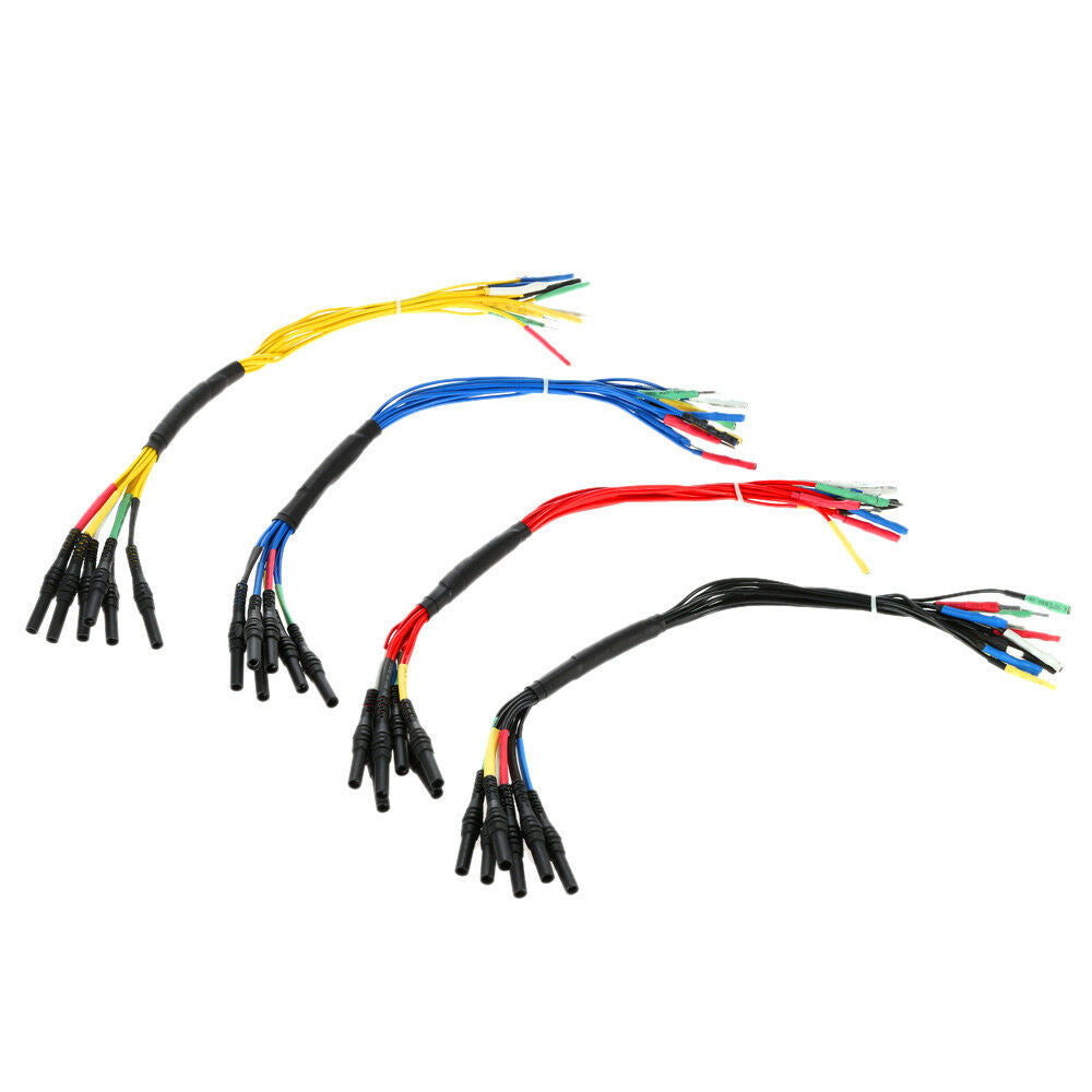 4pcs Hantek HT306 6 Channel 6 Way Universal Breakout Leads for Oscilliscope NEW