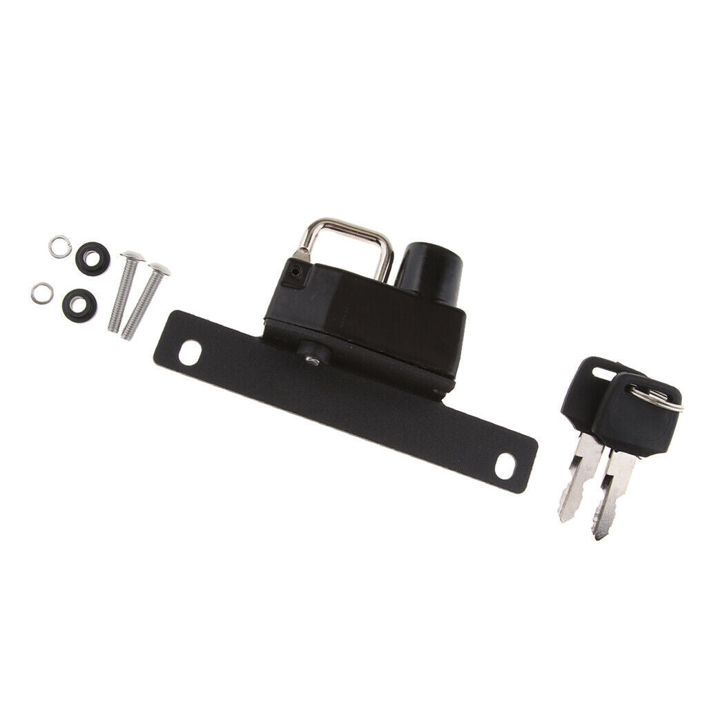 Motorcycle Left Helmet Security Lock with Keys for BMW R Nine T 2014-2016