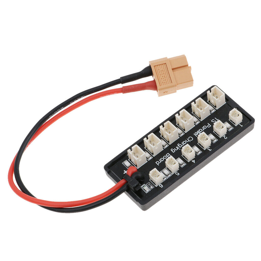 3.7V JST-PH 2.0 Parallel 1S Lipo Battery Balance Charging Board XT60 Adapter