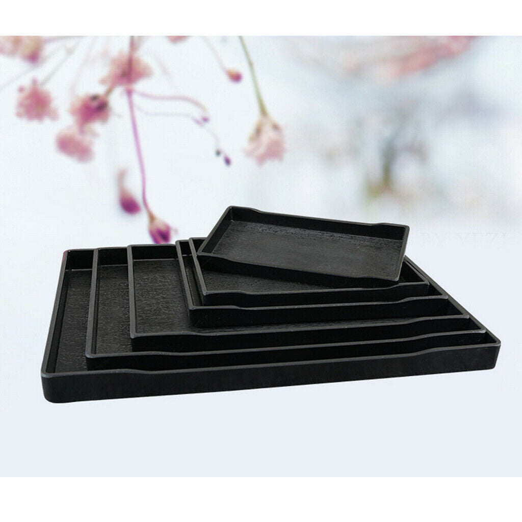 Modern Serving Tray Large - Plastic Coffee Table Tray, Rectangle Breakfast,
