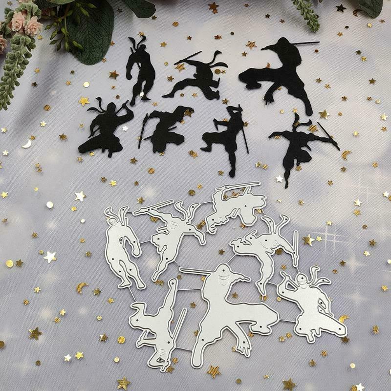 Warrior Metal Cutting Dies Stencil DIY Scrapbooking Album Paper Card Template