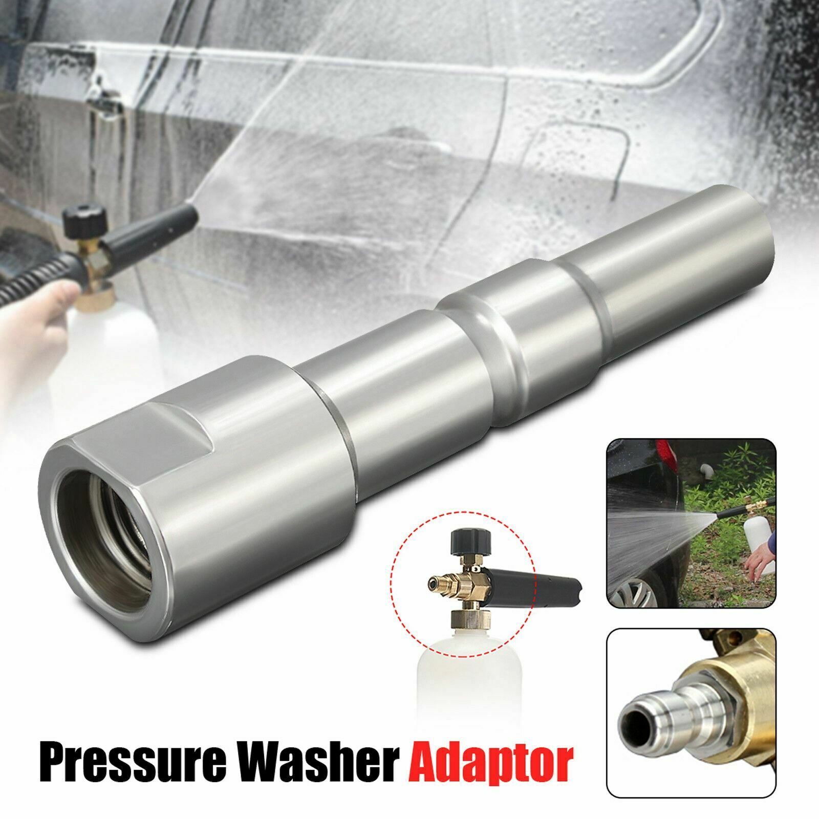 Quick Release Snow Foam Lance 1/4"F Adapter Pressure Washer for Kew Nilfisk Alto