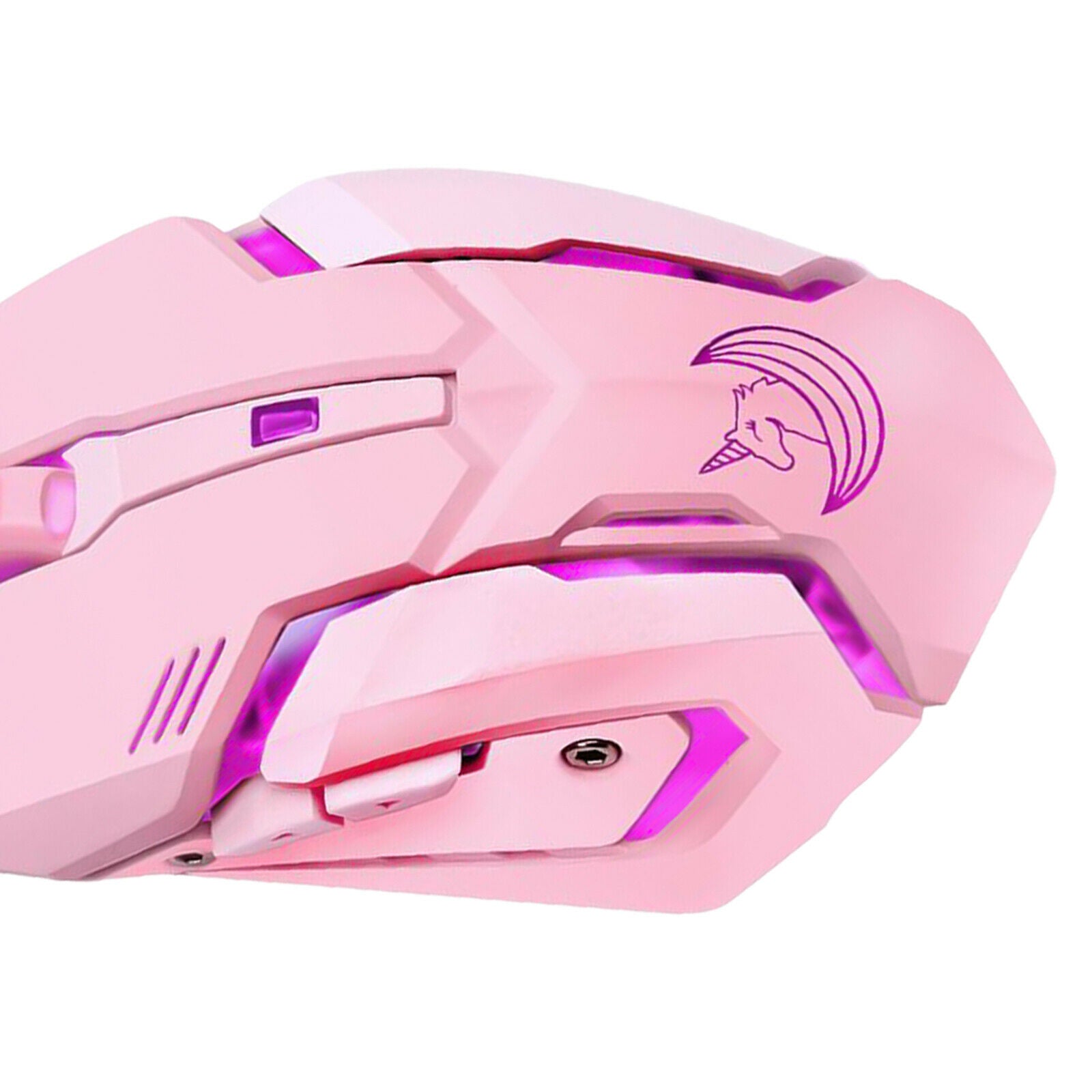 HMO-161 6 Button Colorful LED Wired Gaming Mouse Silent For Laptop PC Gamer