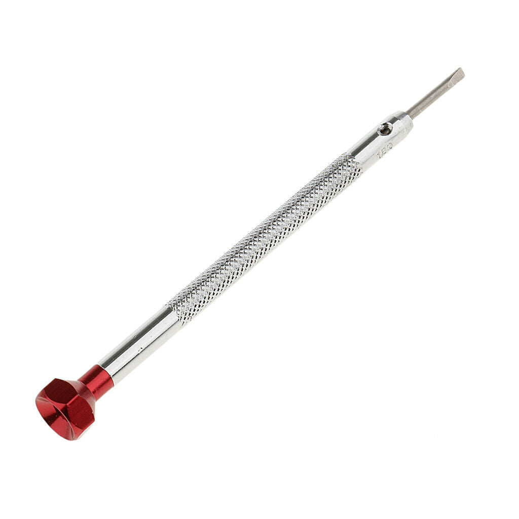 Stainless Steel Screwdriver Watch Jewelry Watchmaker Repair Tool Red 1.8
