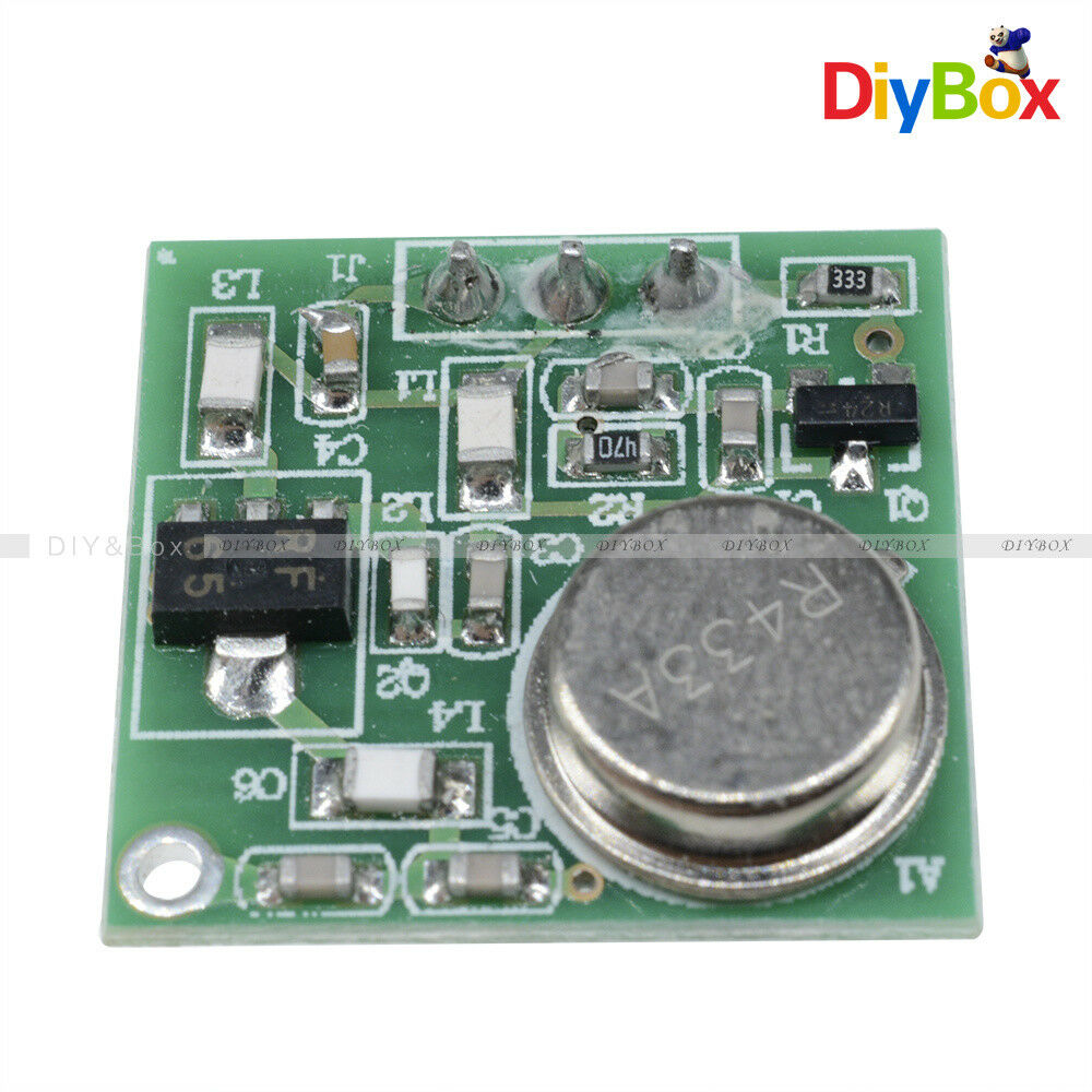 Newest DC 9V-12V Wireless FM Transmitter Module ZF-4 433.92MHz #P Board DIY