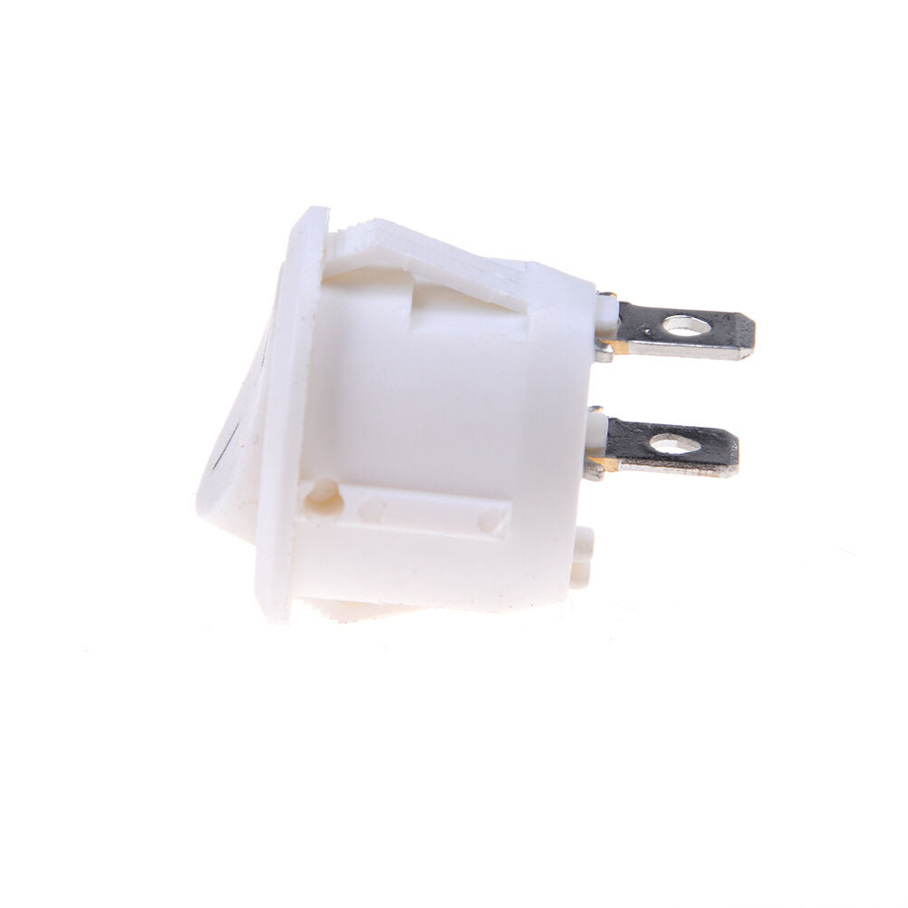 5 X Car 12V ON/OFF Round Rocker Boat Toggle Switch Push Button White  TL