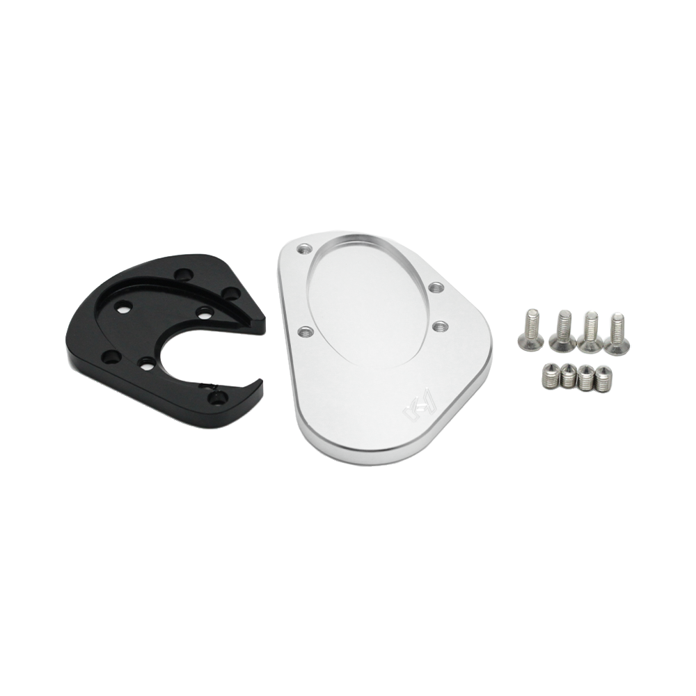 For Kawasaki Z1000/Z800/Z300/Z250 CNC Kickstand Side Stand Extension Plate Pad