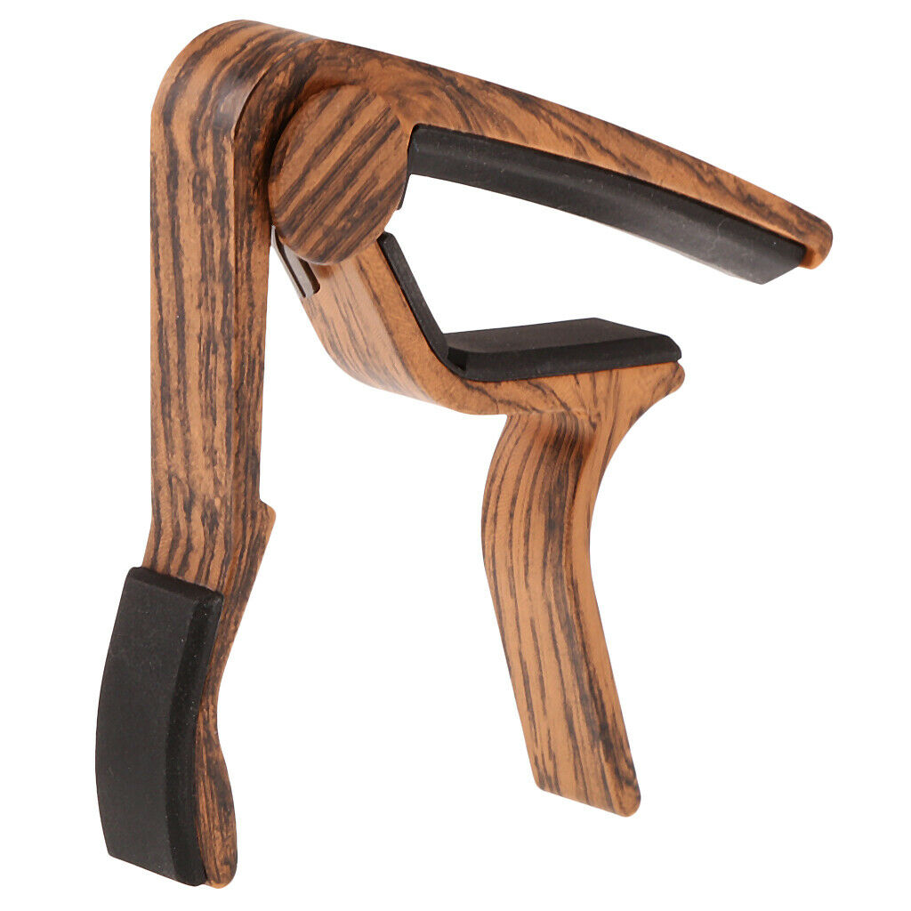 Acoustic Folk Guitars Capo Tuner   Quick Change Clamp Key Sapele