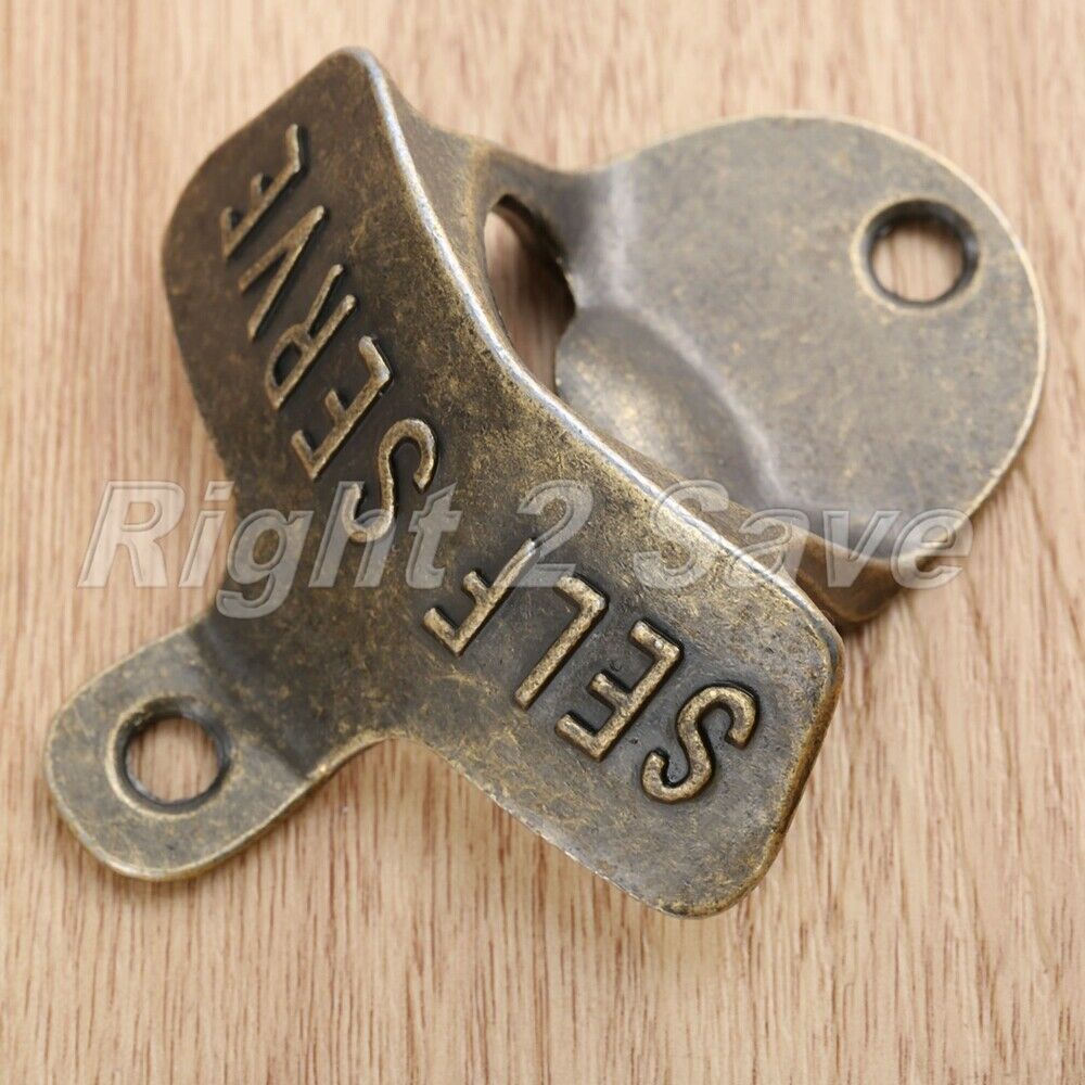 Zinc Alloy Bottle Opener Wall Mounted Beer Soda Corkscrews Tool Bar Party Club