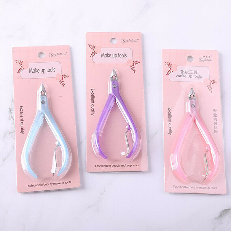 Handle Toenail Ingrown Nail Art Cuticle Nipper Manicure Scissor Tool Pedicur KX