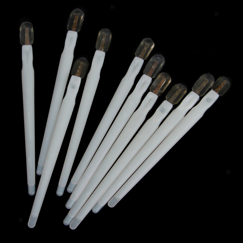 10pcs Wht Plastic Royal Jelly Soft Head Pen Beekeeping Beekeeper