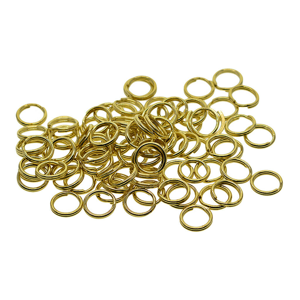 50 pcs split rings key chain rings metal key rings metal rings