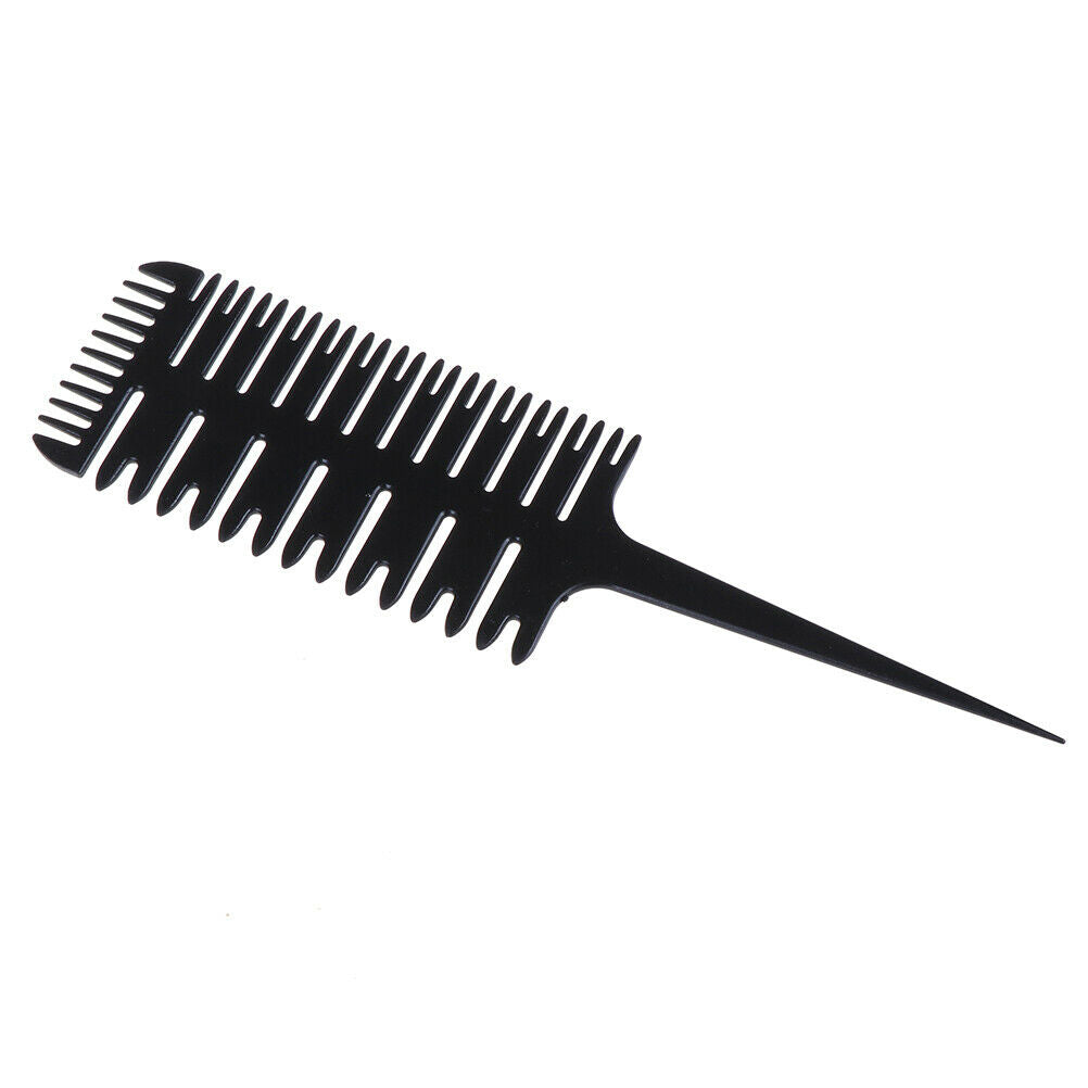 1X Tail Bone Shape Hair Styling Comb Barber Salon Style Haircut'Comb Dyeing T Kt