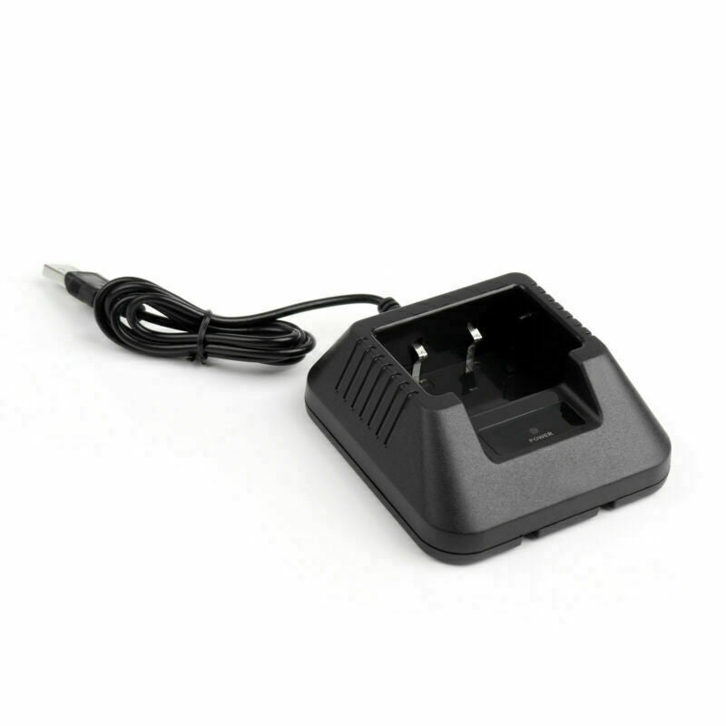 1x USB Car Radio Battery Charger Fr BAOFENG BF-UV5R UV5RA UV5RB Two Way Radio CA