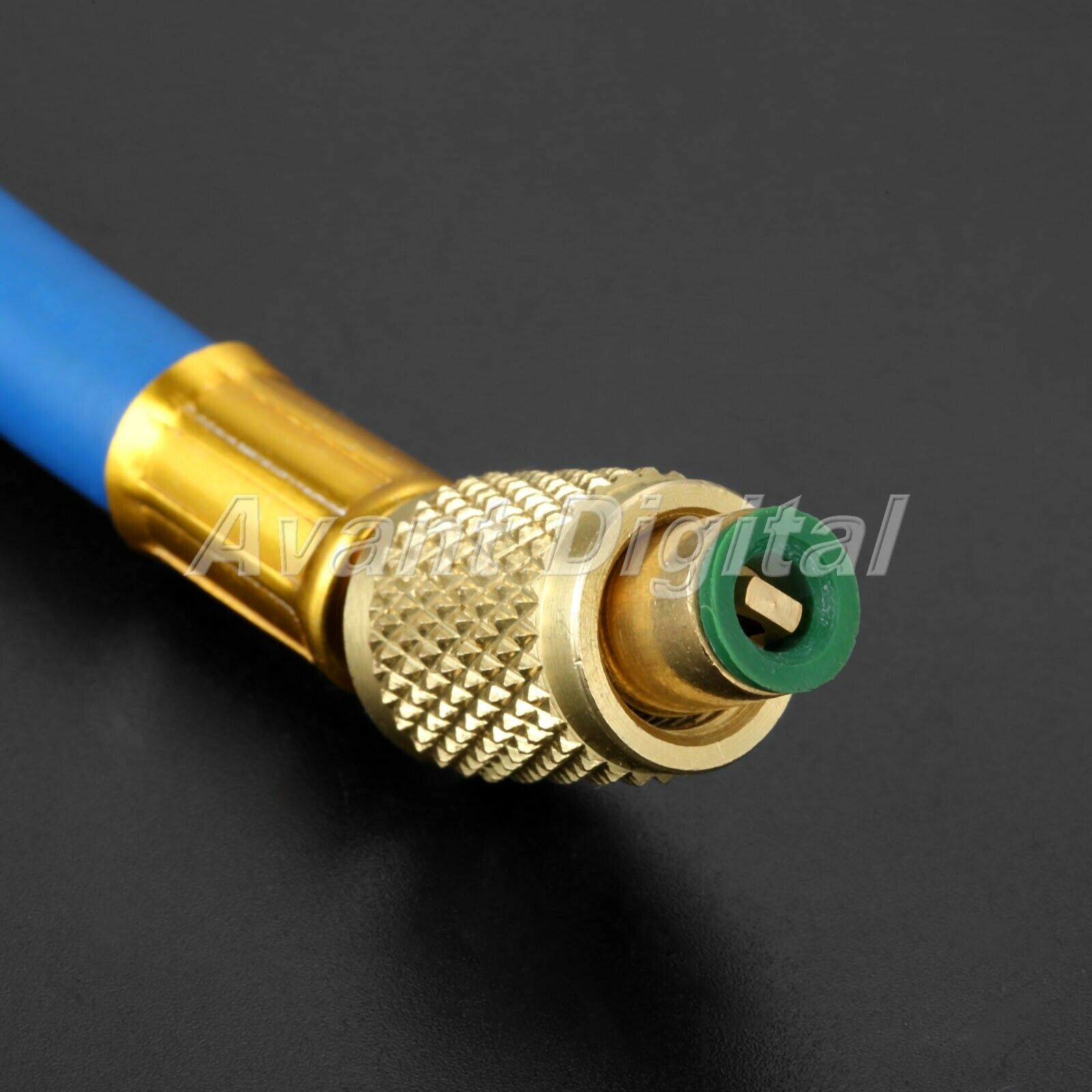3Pcs 1/4" SAE R134A Refrigerant HVAC AC Charging Hoses with Ball Valve 7"