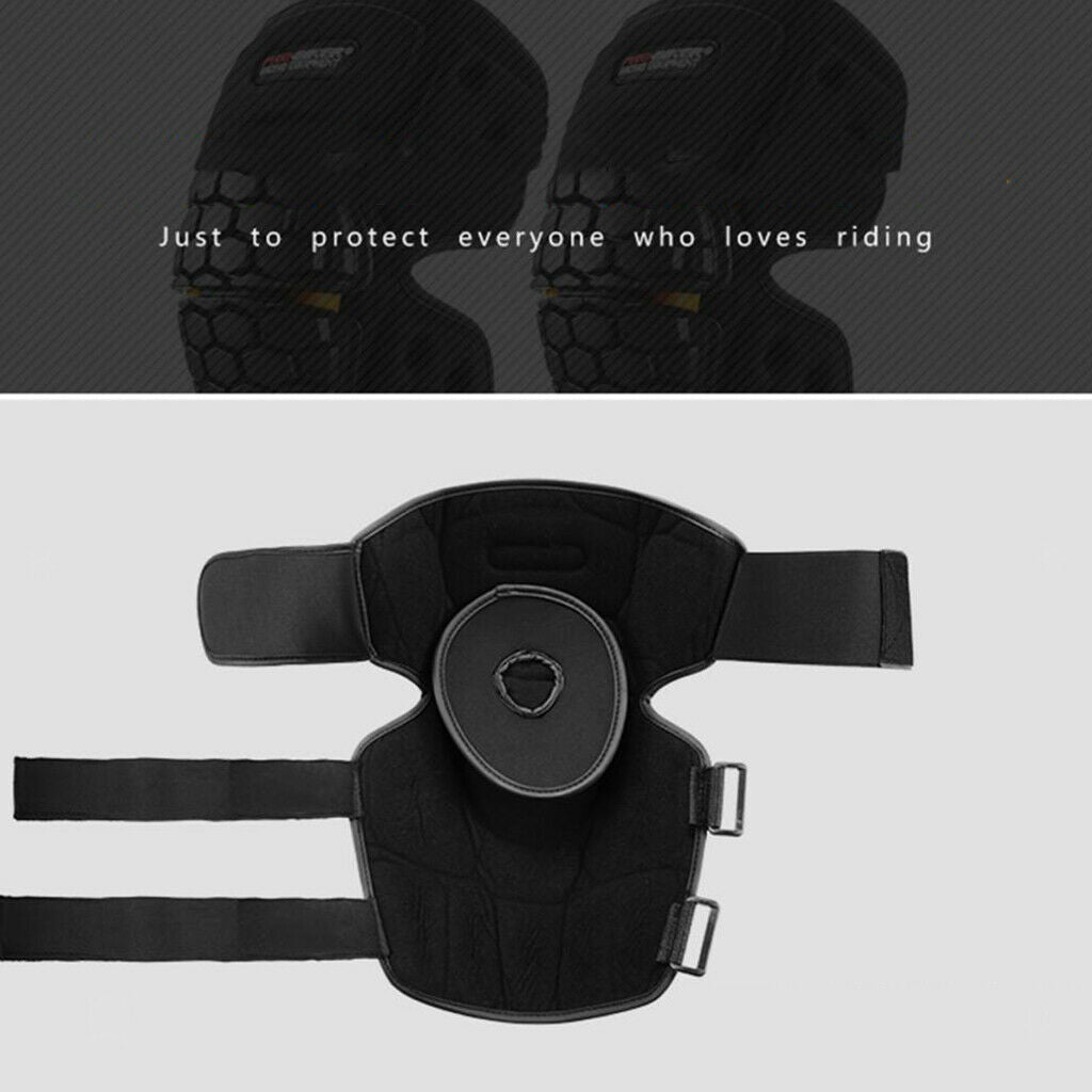 Motorcycle Knee Protectors Antislip Pads Guards Knee Brace Support Adjustable