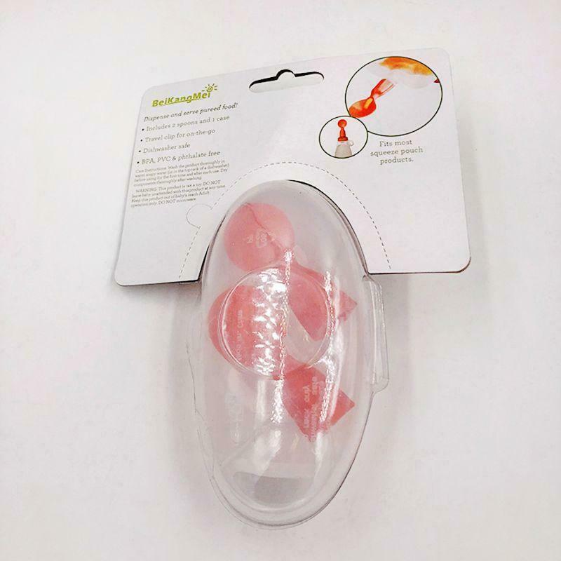 2 Pcs/bag Baby Spoon Food Preservation Packaging Bag Sealing Device Child Device