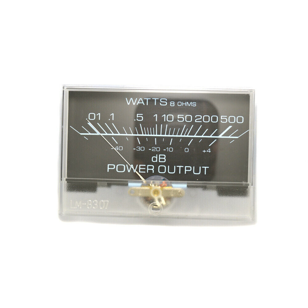 SD-H-10050 Panel Meter Black And Blue Background VU(DC500uA) Audio Equipment Use