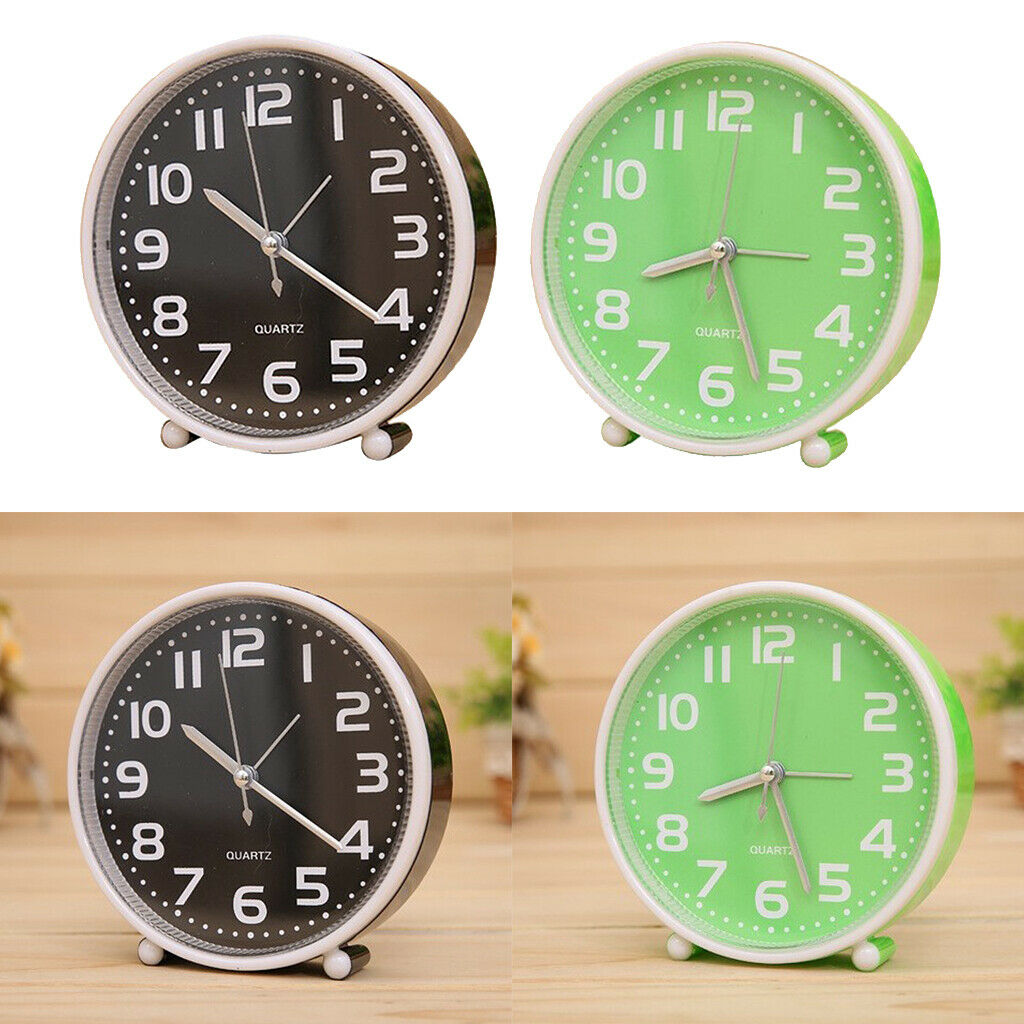 2pcs Portable Travel Clock Table Clock Fits for Travel, Bedroom, Study