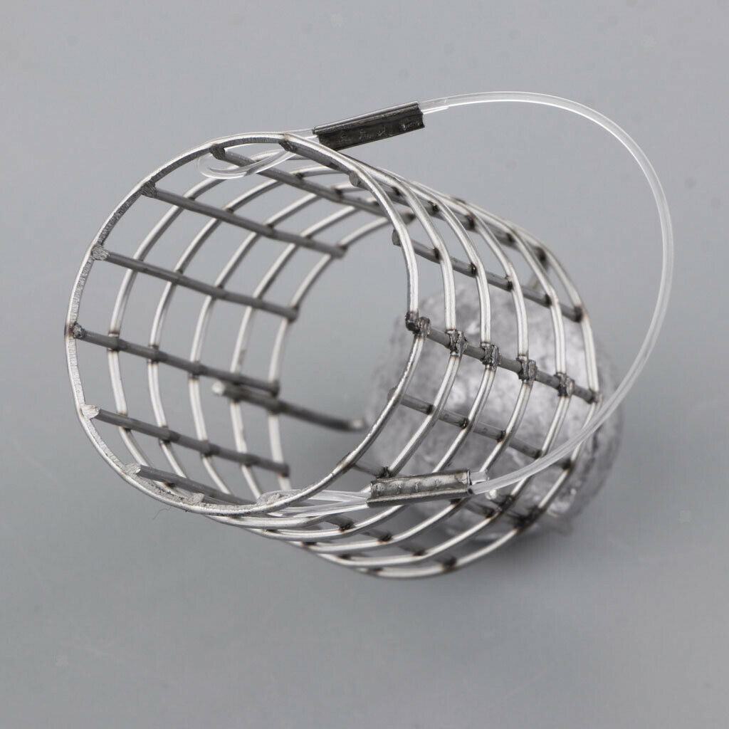 Fishing Tackle Accessory Trap Feeder Lure Cage Bait Basket Holder 50g