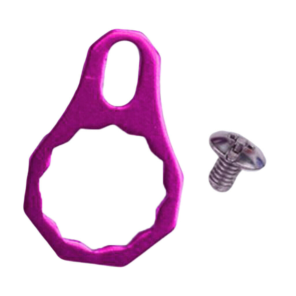 2X Baitcasting Reels Plate Baitcasting Tackle DIY Fishing Accessory Purple