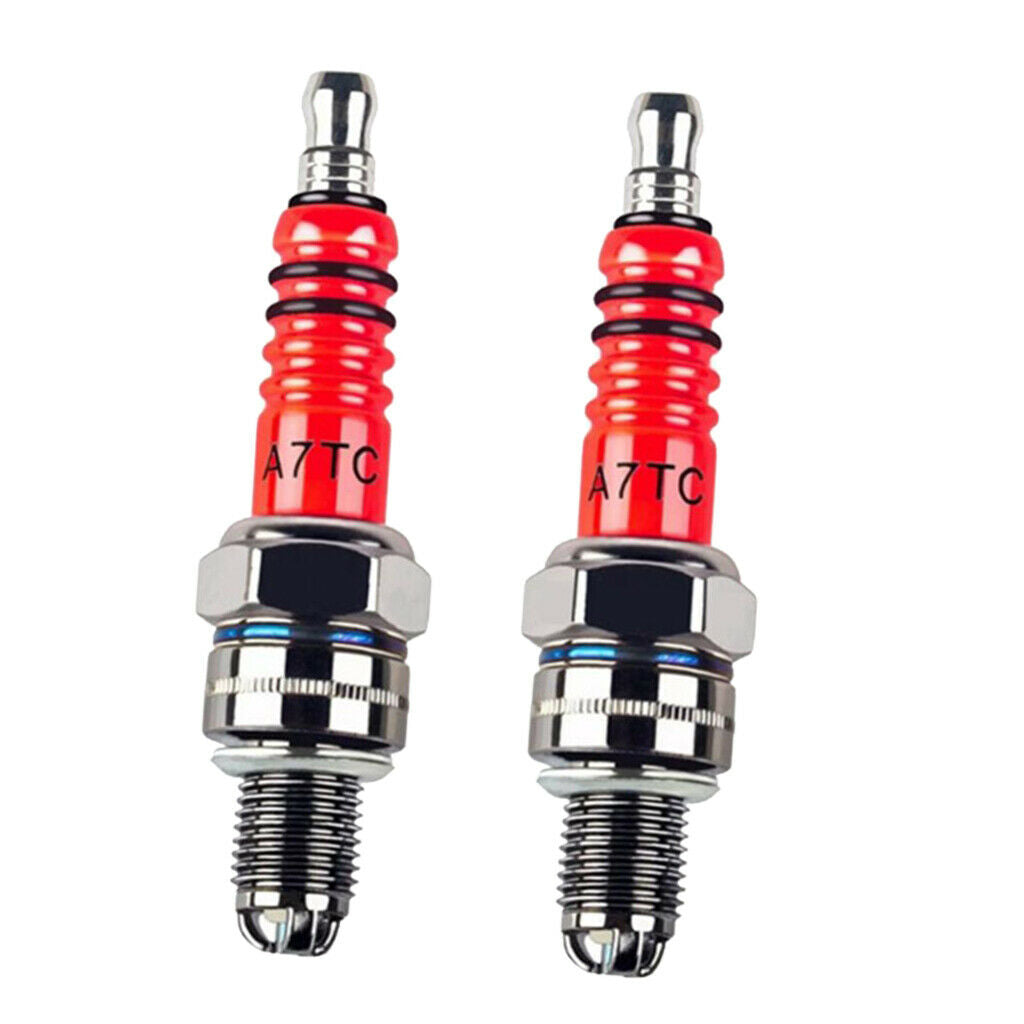 Red Professional 3  Spark Plug For  CRF50 (Pack Of 2)