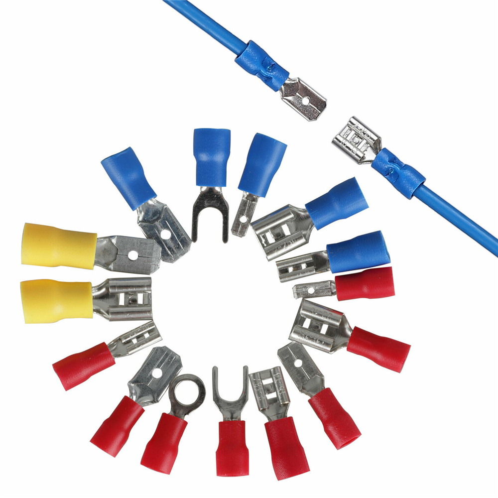 280PCS Assorted Crimp Spade Terminal Insulated Electrical Wire Connector Kit Set