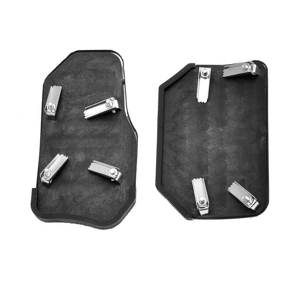 2pcs Aluminum Non-Slip Automatic Car Brake Accelerator Pedal Pad Cover Universal