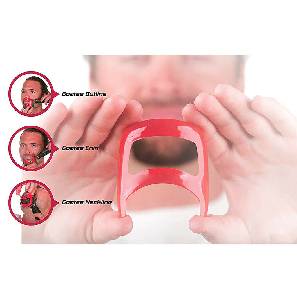 2 Set Neckline Beard Styling Shaping Template Beard Trimming Guide Shaving
