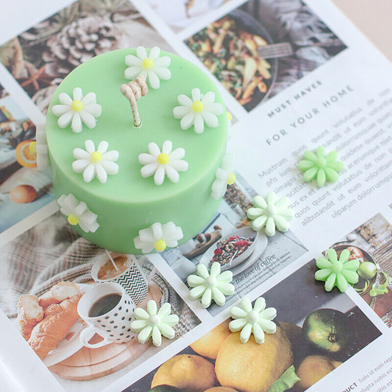 Sunflower silicone soap mold mini flower aromatherapy candle mold diy ecoratFCA