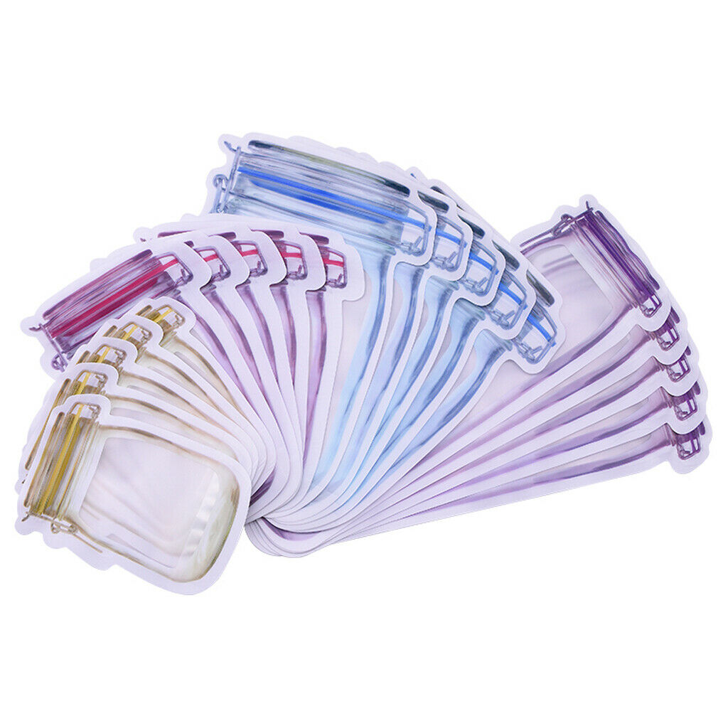 Mason Jar Design  Seal Zipper Bags Food Storage  20Pcs