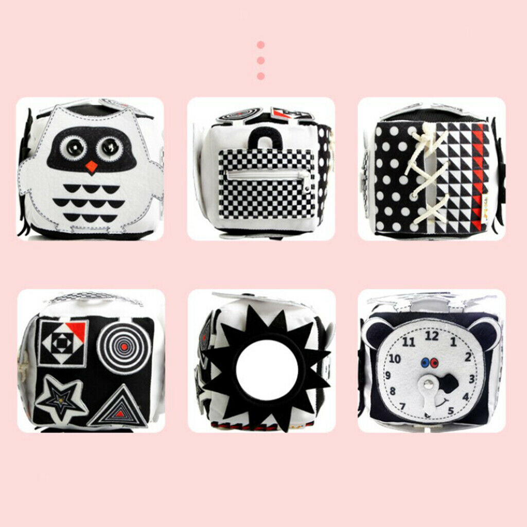 Baby Learn Basic Life Skills with Zippers Latches Laces Buttons Dice at Home