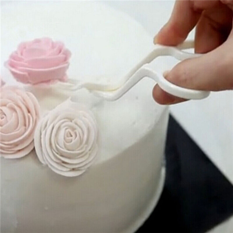 Plastic Scissor Flower Lifter Sugar Craft Fondant Cake Edge Decorating To.l8