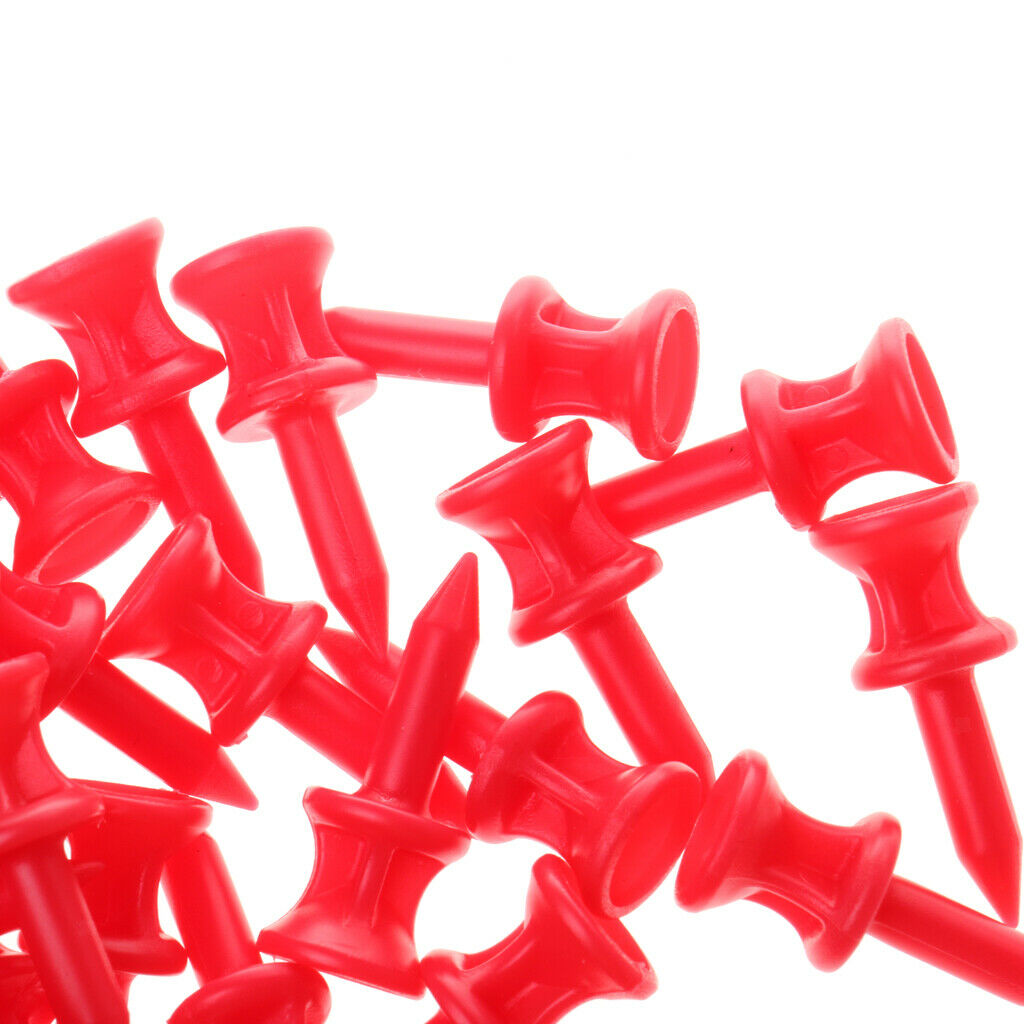 200Pcs/Lot  Professional Durable Plastic Castle Golf Tees 25mm/32mm 2 Colors