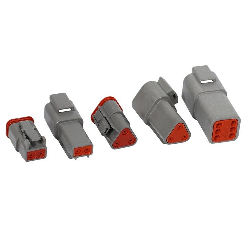 250Pcs Deutsch DT Series Waterproof Wire Connector Kit DT06-2/3/4/6S DT04-2/3/K5