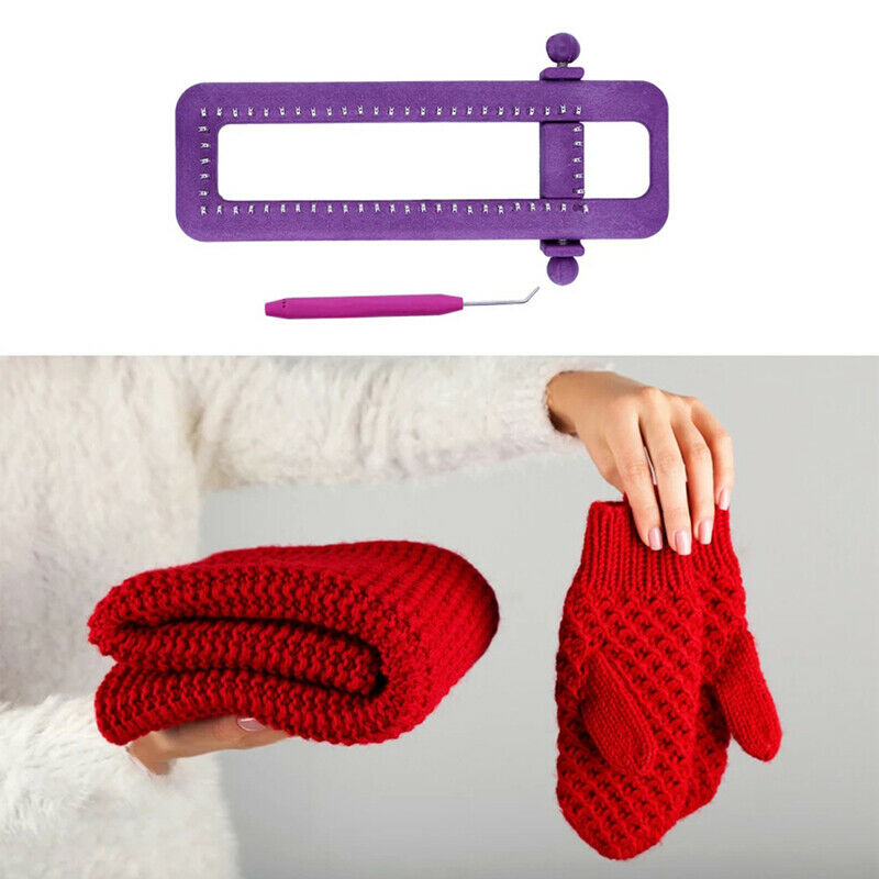 Adjustable Sock Loom Kit Knitting Socks Scarf Hat DIY Hand Craft ToolBDZ2 LS