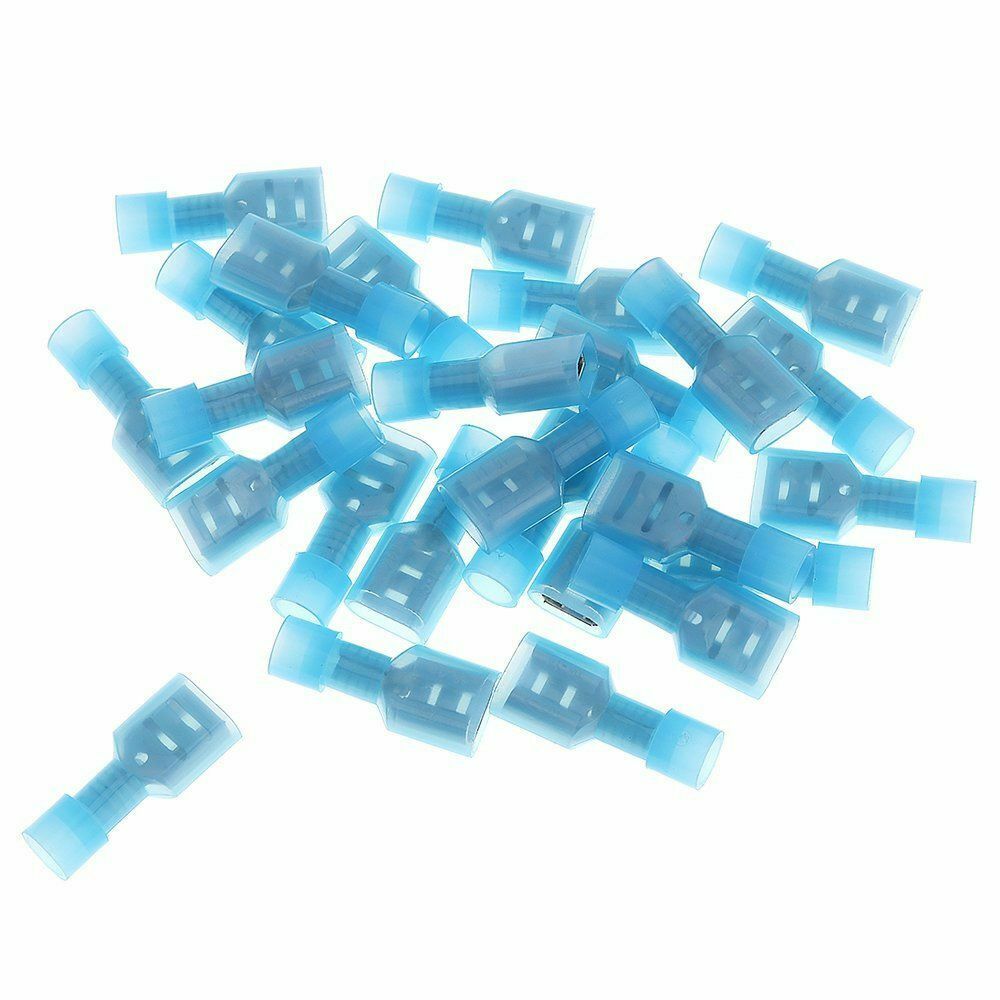 50pcs Electrical Crimp Nylon terminals 16-14AWG Insulated Wire Cable Connector