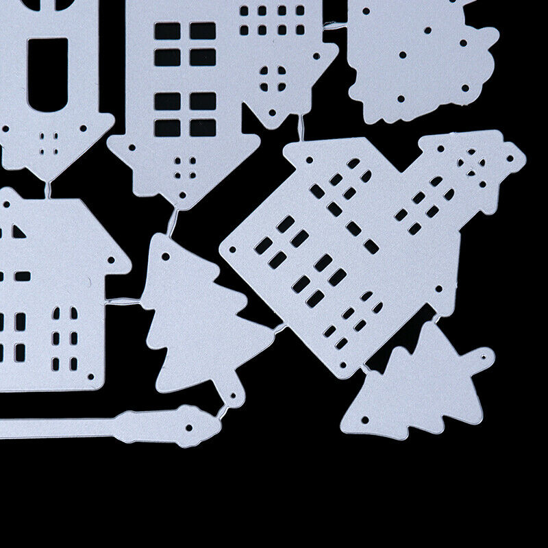 cutting dies Christmas house Scrapbooking Dies Metal Craft Die Cut StampsDEAU
