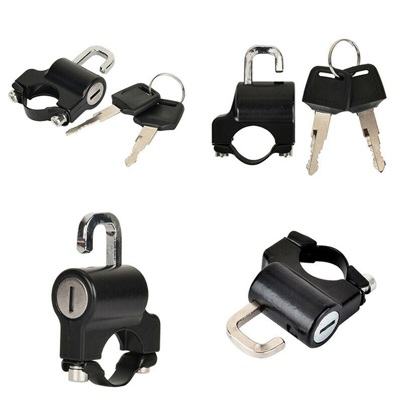 Motorcycle Universal Helmet Lock Handlebar 22-26mm Anti-theft Security Mo.l8