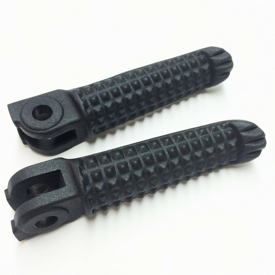 Black Front Foot Pegs Footrest For Yamaha YZF-R1 98- 11 YZF-R6  99-12
