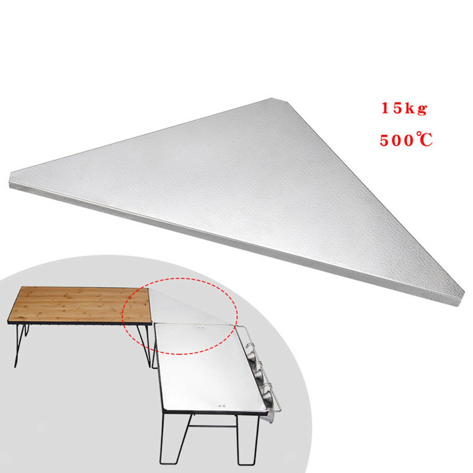 Patterned Triangle Top Plate Table Accessories Auxiliary Tray Support Plate