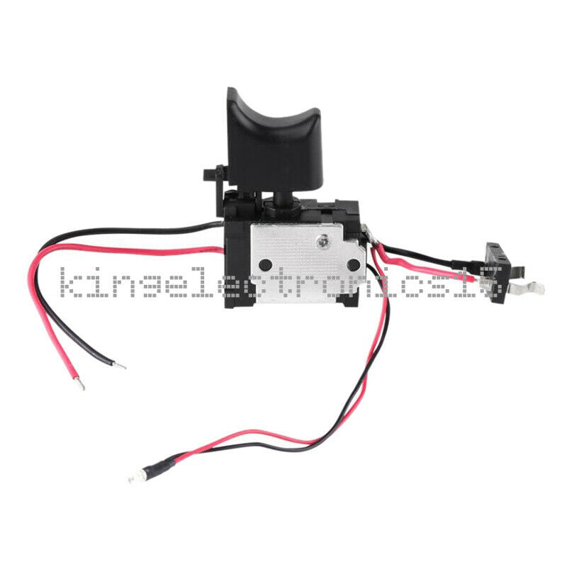 7.2-24V 16A Electric Cordless Drill Trigger Switch Push Button With Small Light