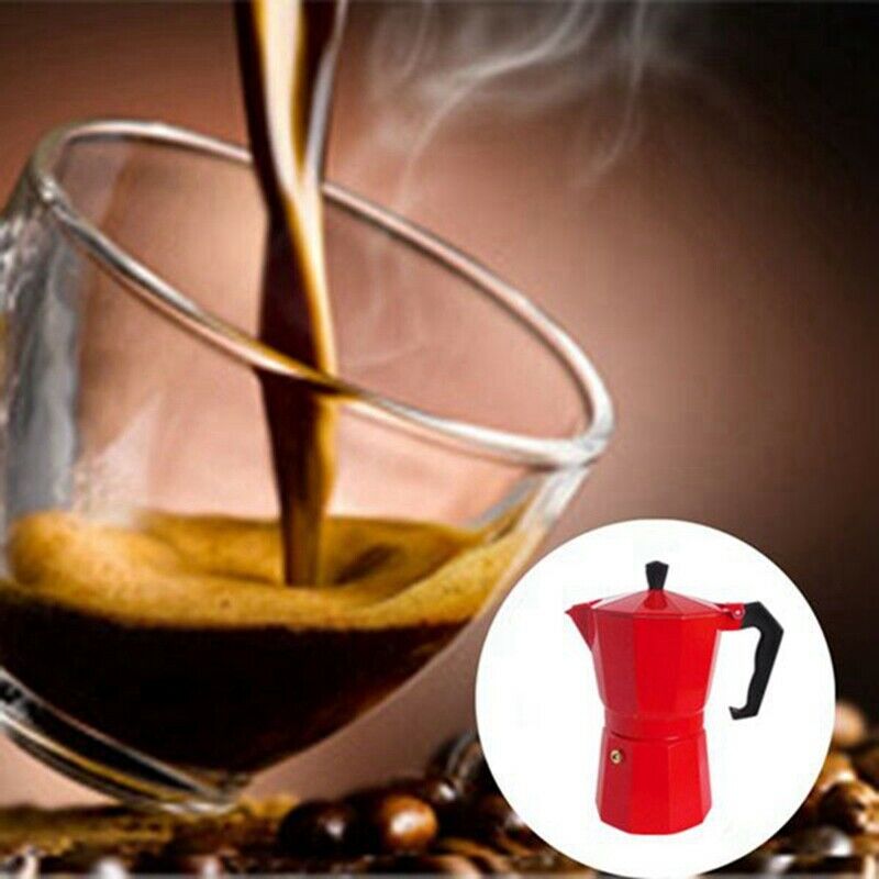 Coffee Maker Pot Aluminum Mocha Espresso Percolator Pot Coffee Kettle StovetU8K7