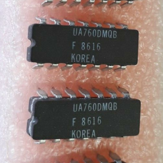 1PCS  Mil Spec IC FAIRCHILD CDIP-14(CERDIP-14) UA760DMQB UA760 (=UA760DM)