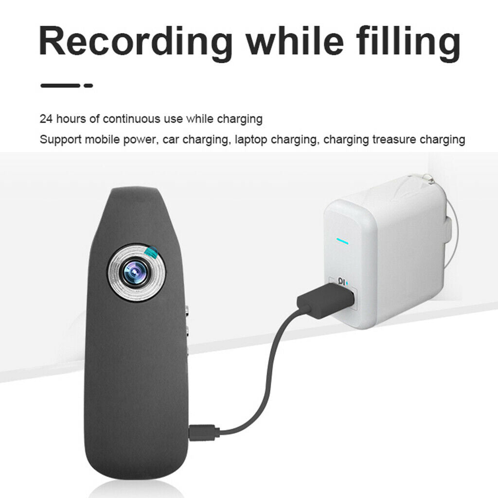 Body Camera 1080P Police Video Recorder Wearable Portable Security Cam Webcam