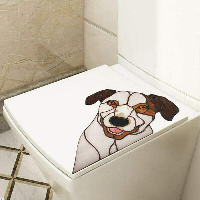 Cute Dog Wall Stickers Household Wall Windows Glass Decoration Animal Sti.l8