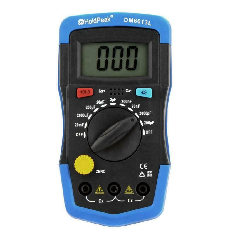 Handheld Digital Capacitance Meter Capacitor Tester Capacimeter Electronic Auto