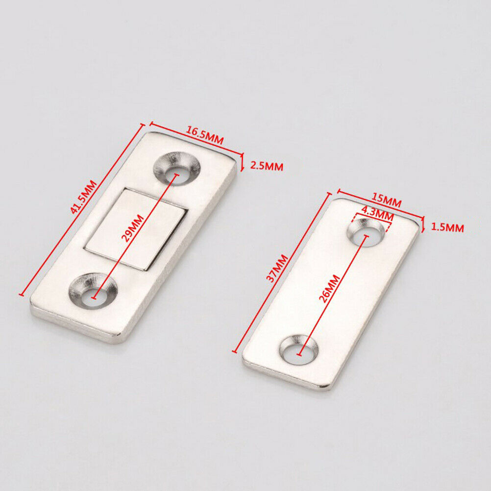 2pcs`Magnetic Door Closer Catches Strong Magnet Catch Latch for Cabinet CupbO SJ