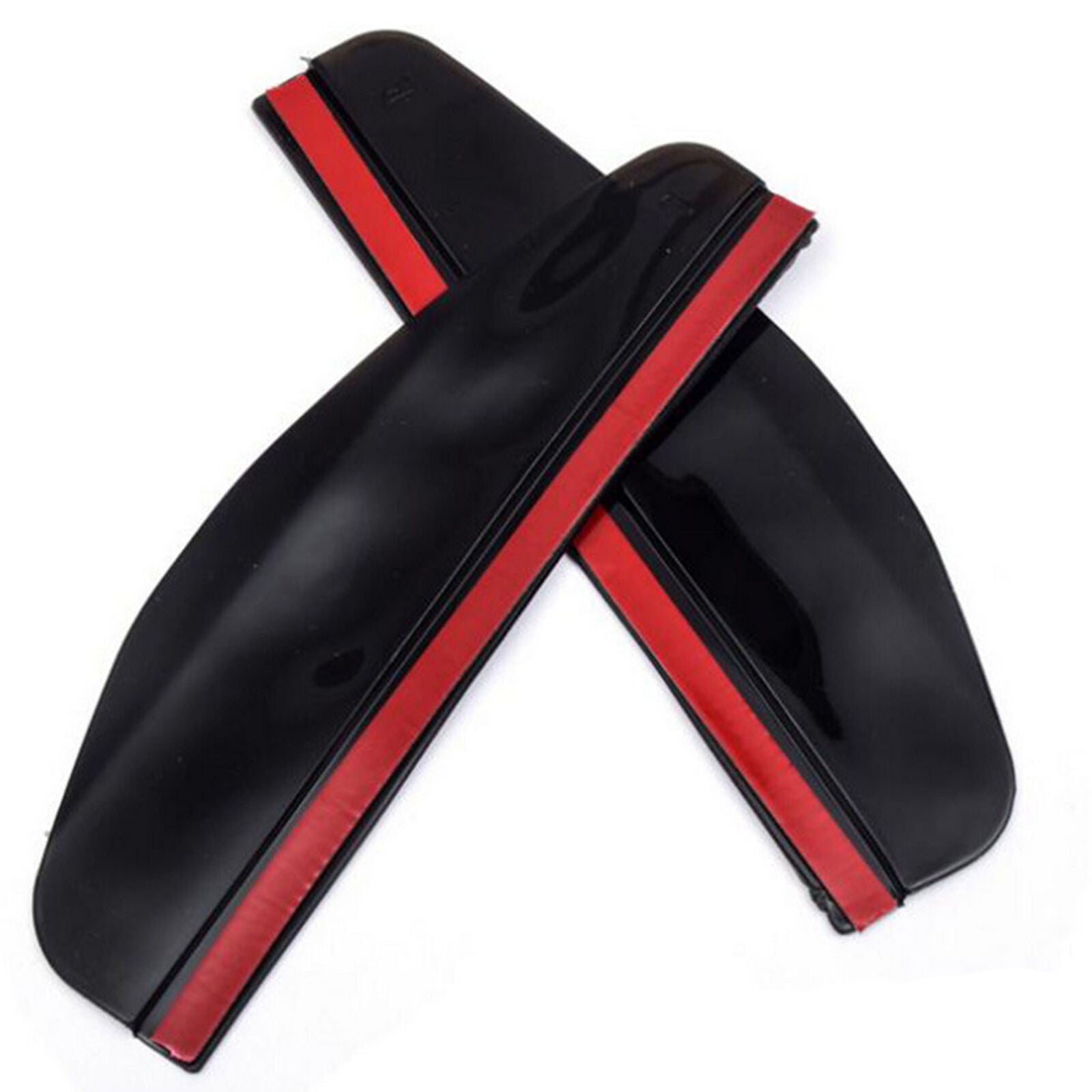 2 Pcs Side Rear Mirror Visor Car Accessories Rain Snow Guard Black Eyebrow